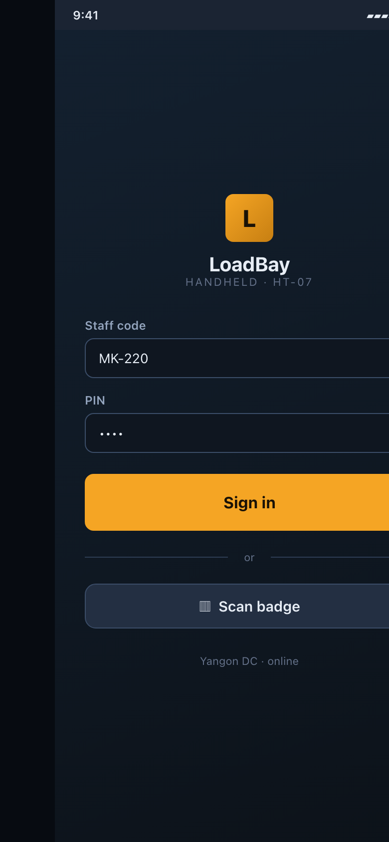 login